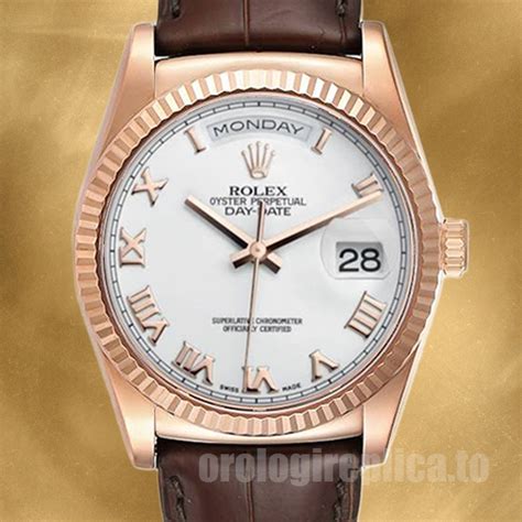 rolex day date cinturino pelle prezzo|Vendesi Rolex Day.